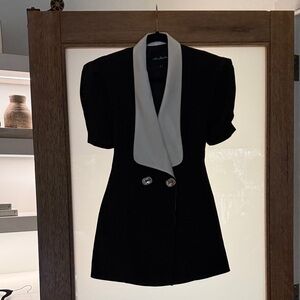 Elegant Black and White Nana Jacqueline Dress